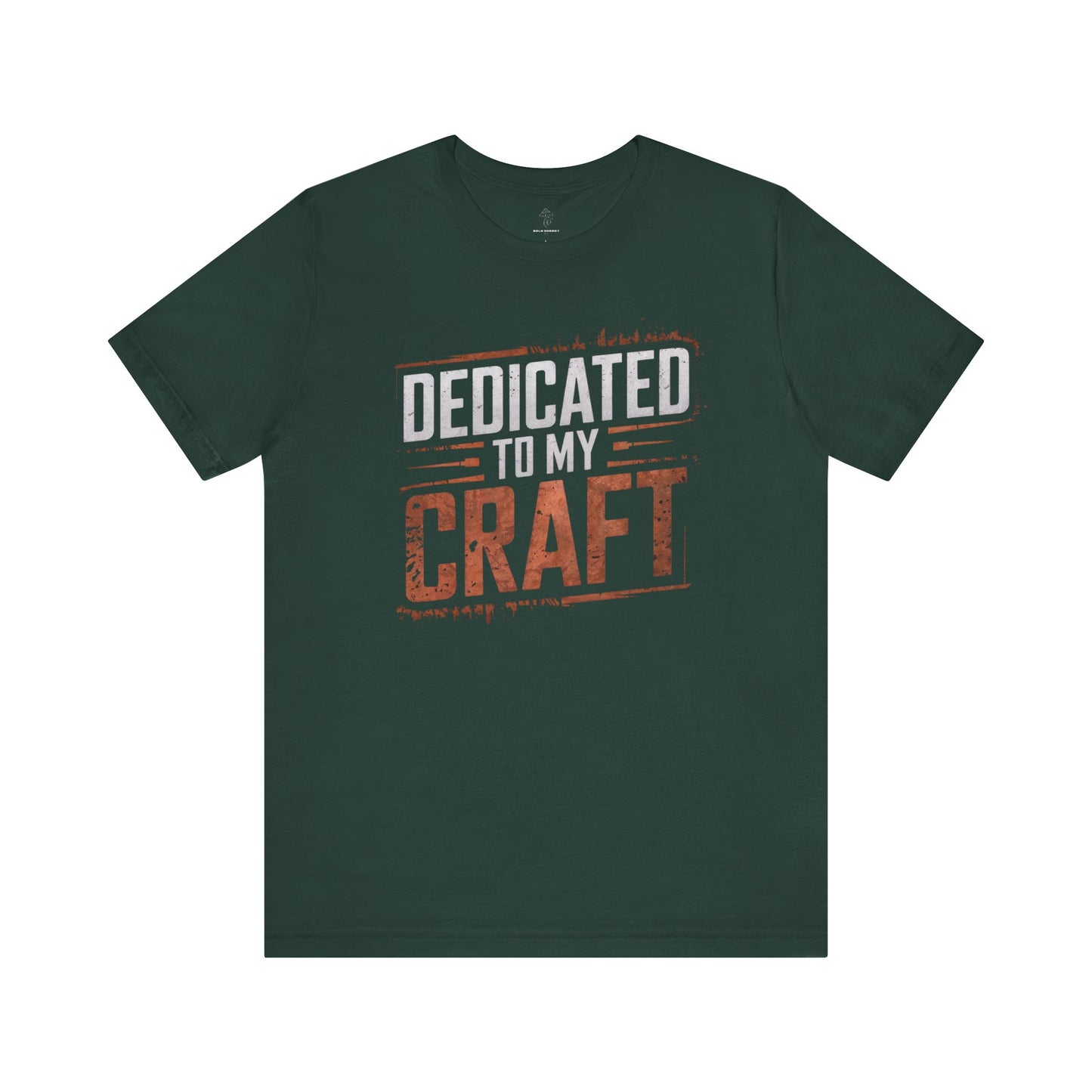 Dedicated To My Craft - Red Grunge Edition | Motivational Statement Tee