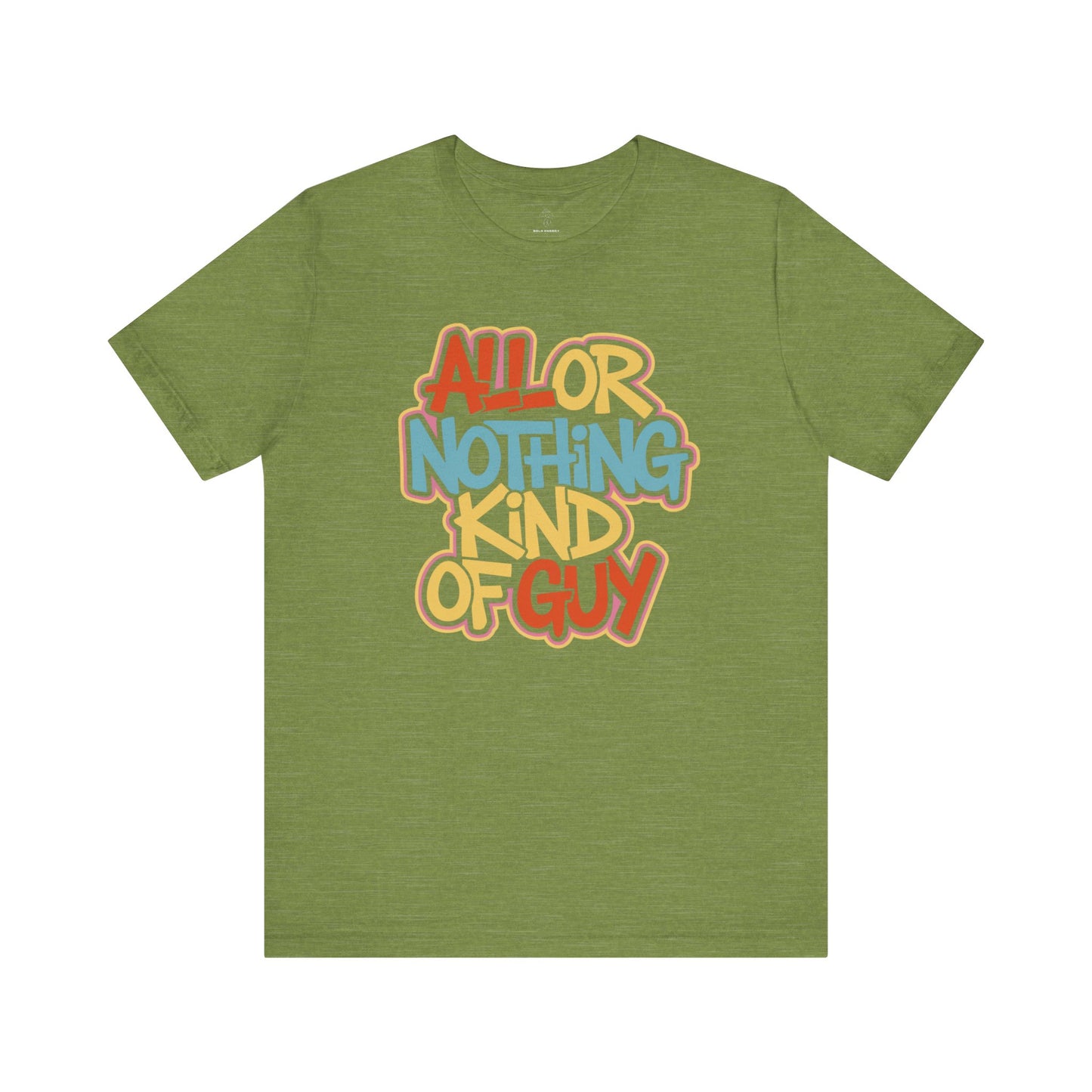All or Nothing - Urban Graffiti Yellow Glow Edition | Motivational Statement Tee