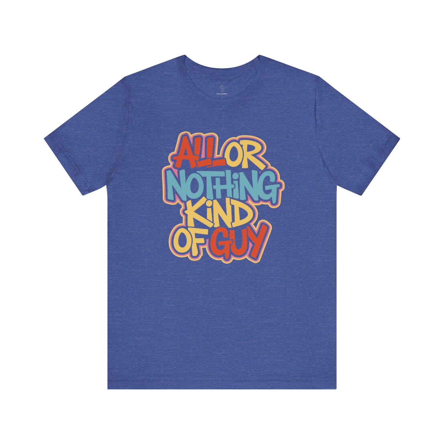 All or Nothing - Urban Graffiti Yellow Glow Edition | Motivational Statement Tee