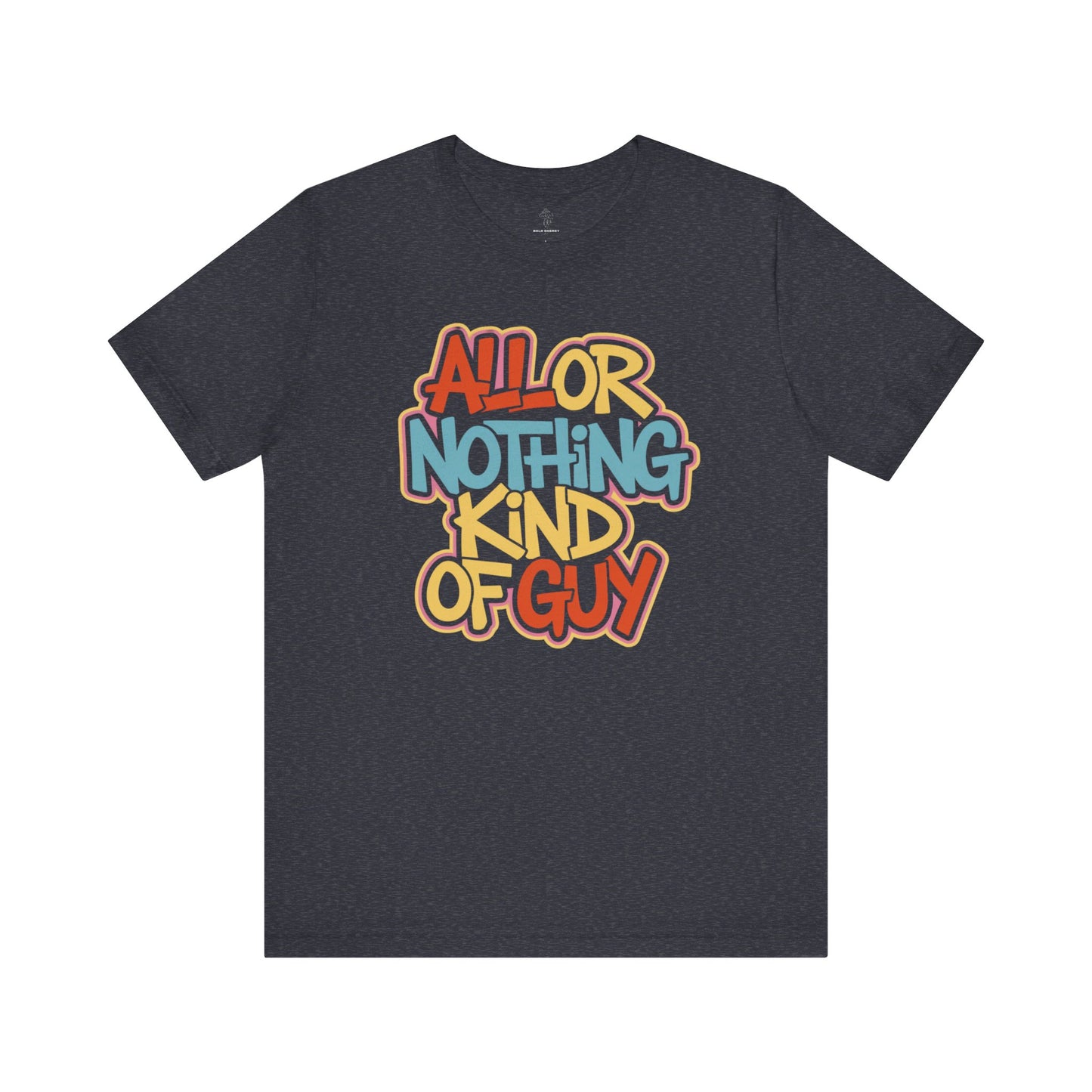 All or Nothing - Urban Graffiti Yellow Glow Edition | Motivational Statement Tee