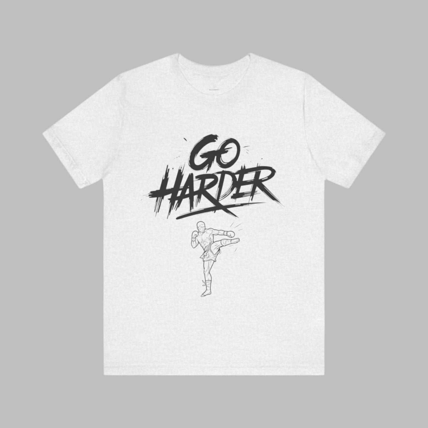 Go Harder - Brushstroke Edition | Motivational Statement Tee