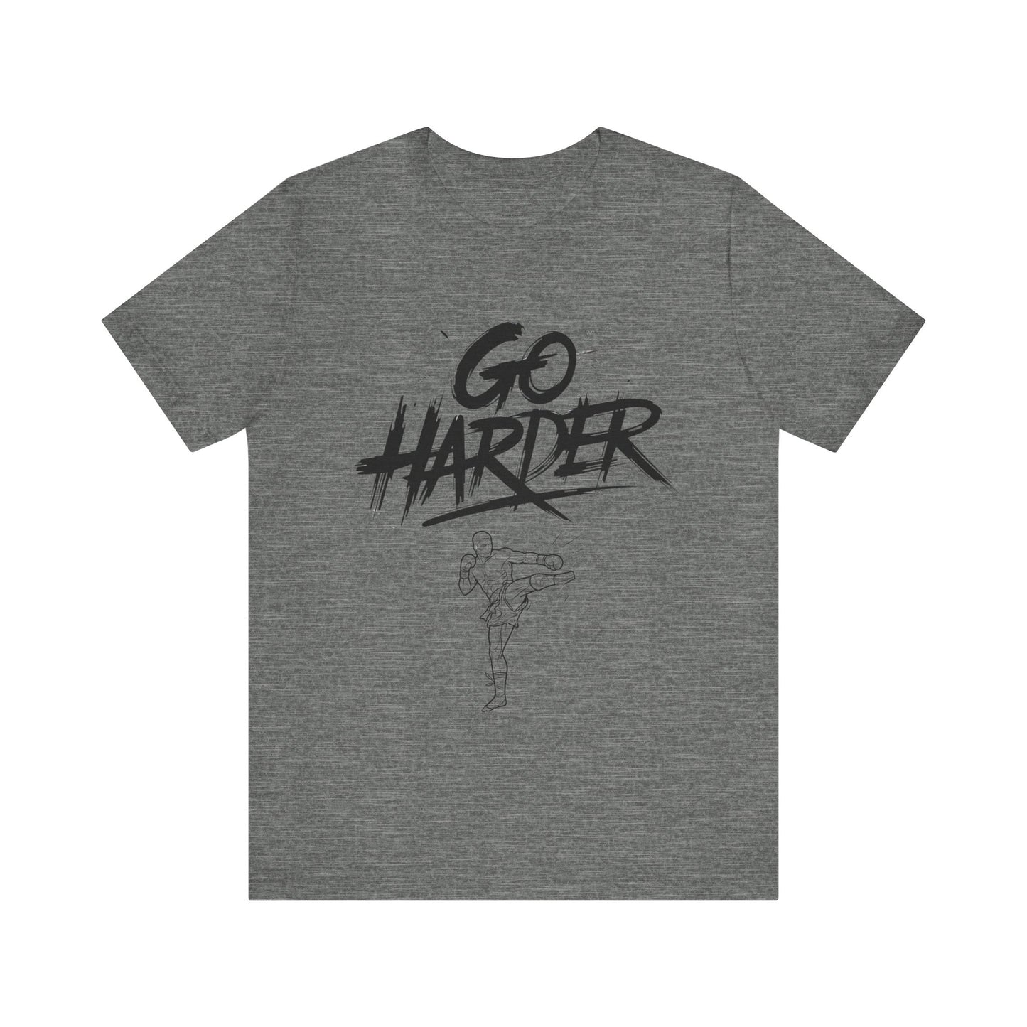 Go Harder - Brushstroke Edition | Motivational Statement Tee