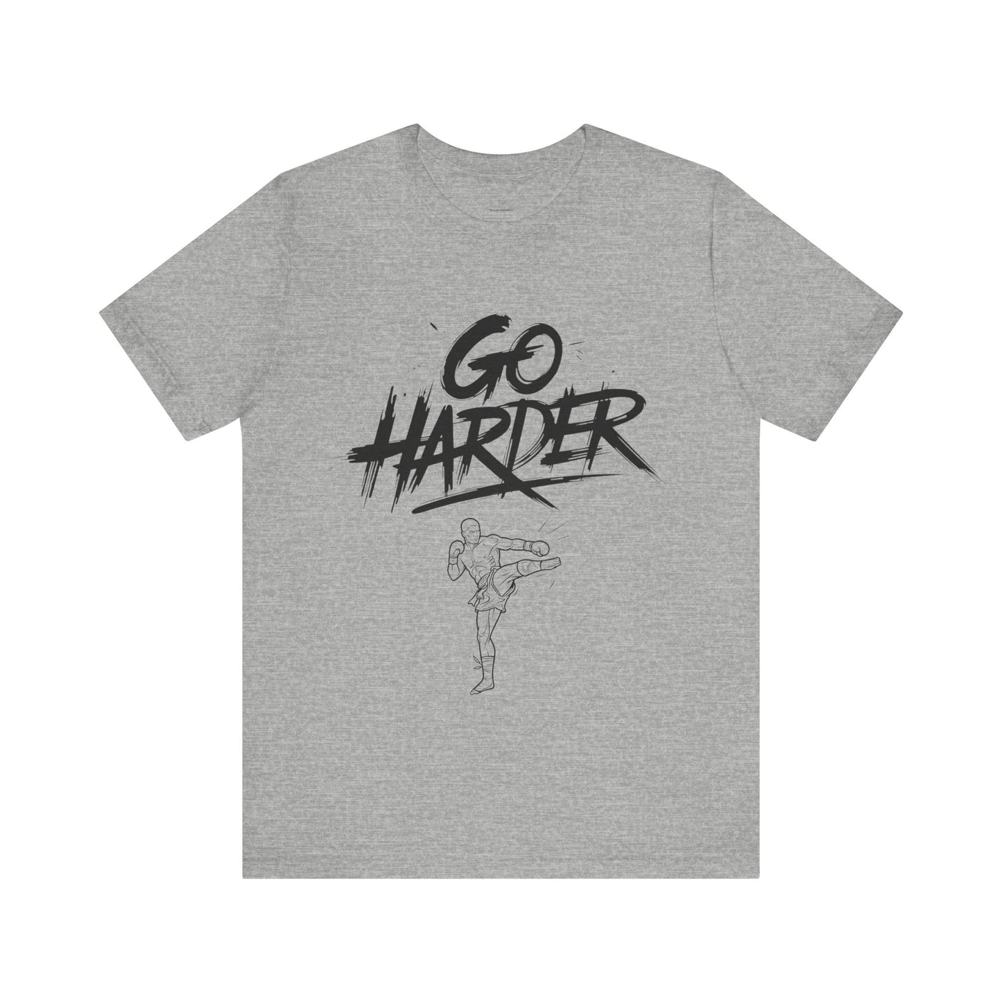 Go Harder - Brushstroke Edition | Motivational Statement Tee