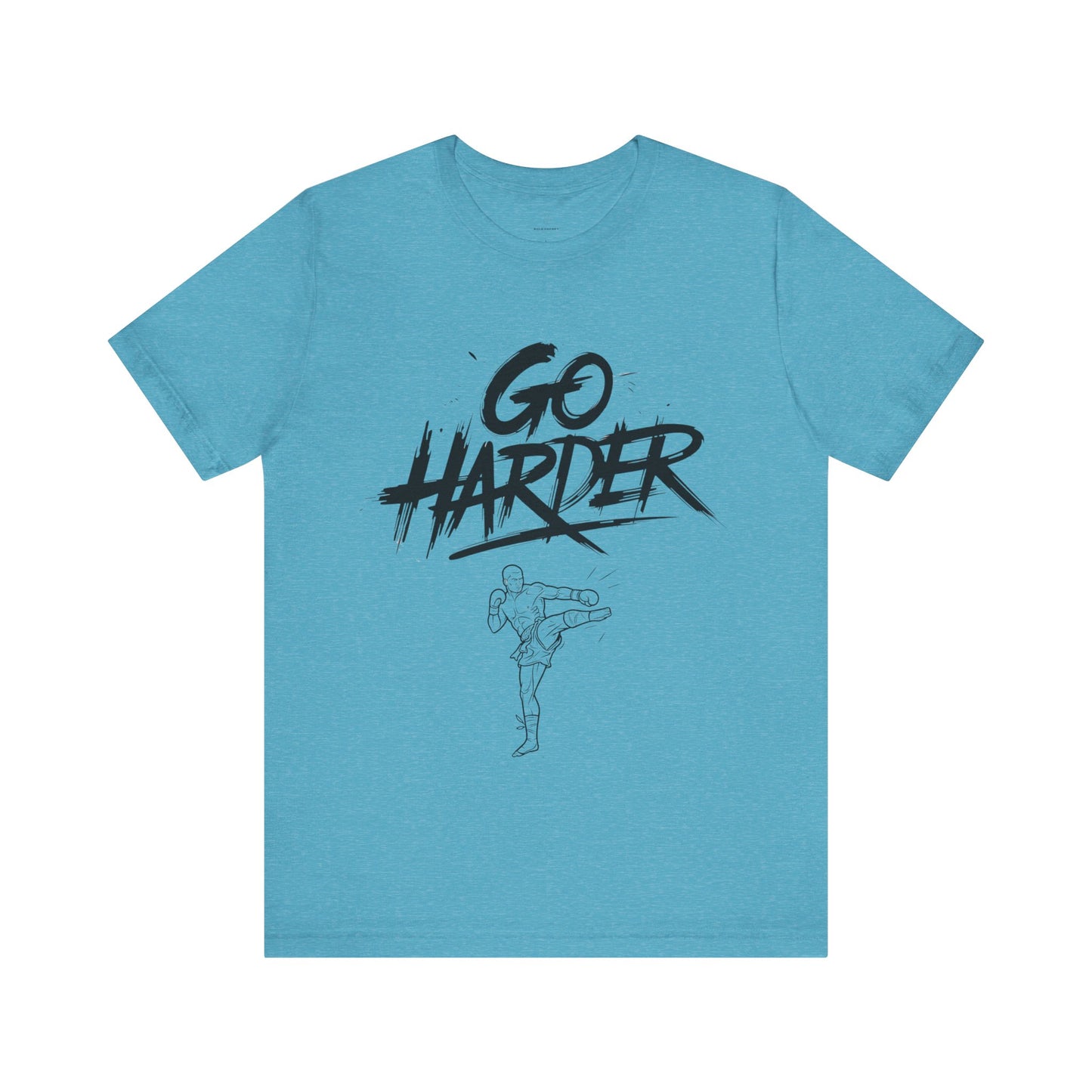 Go Harder - Brushstroke Edition | Motivational Statement Tee