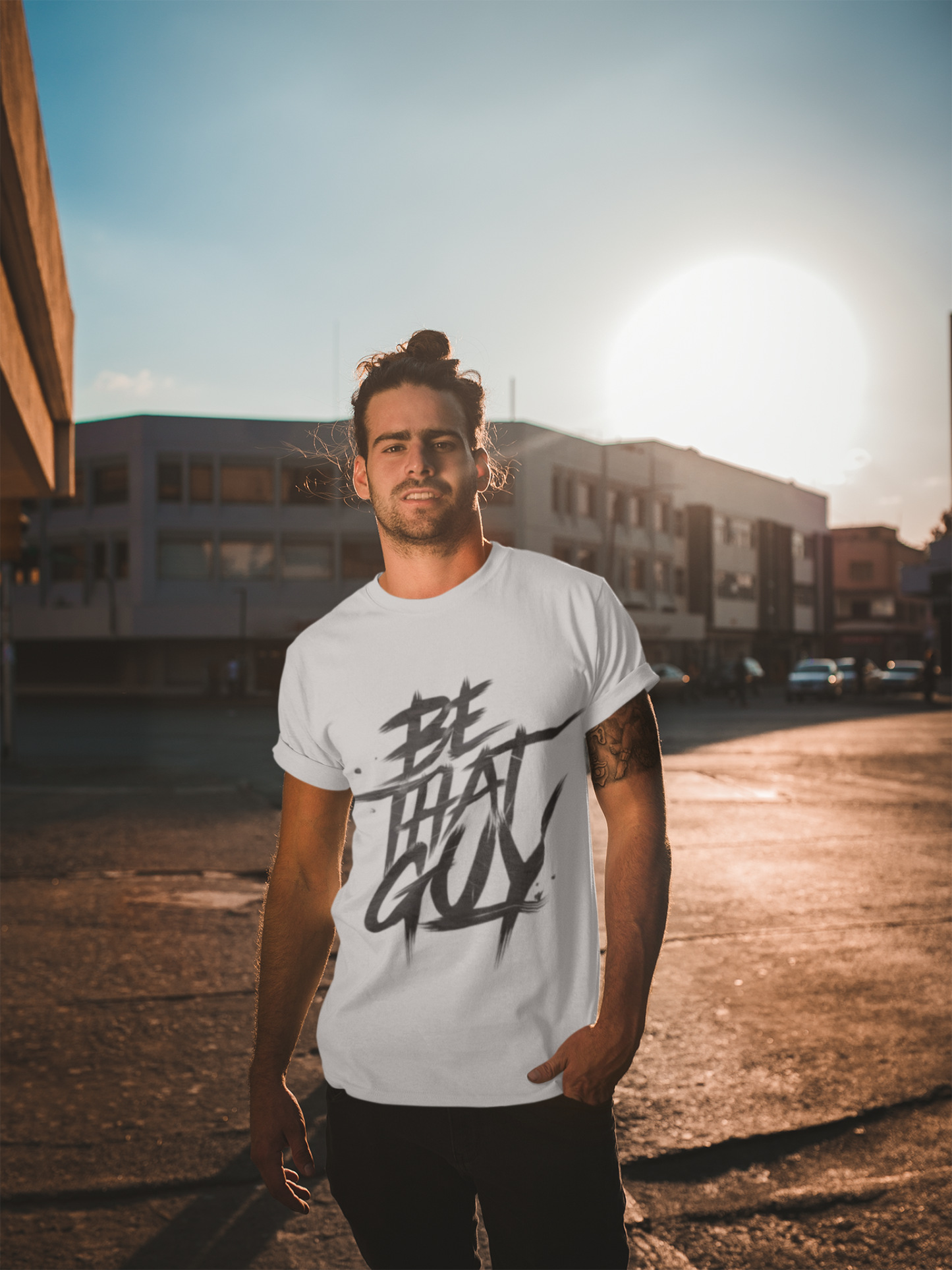 Be That Guy - Brushstroke Edition | Motivational Statement Tee