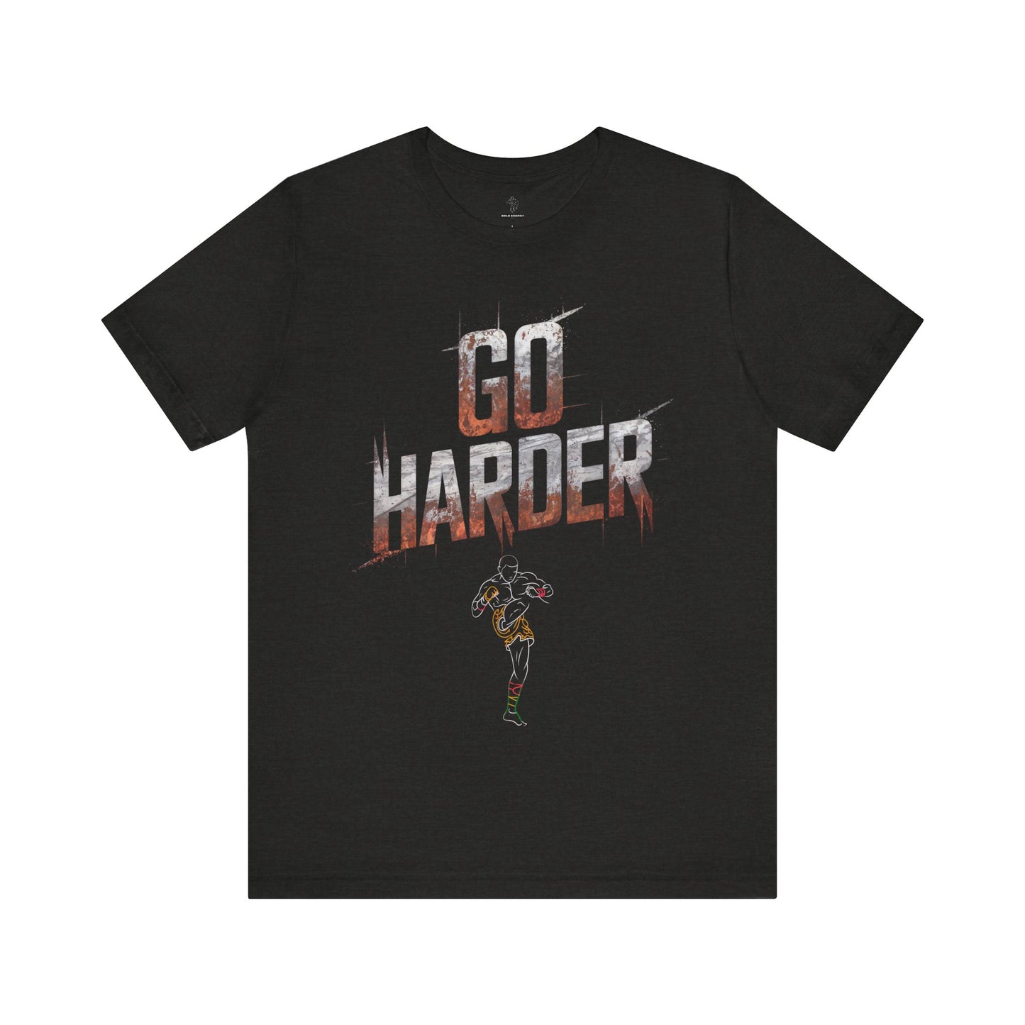 Go Harder - Flame Gradient Edition | Motivational Statement Tee