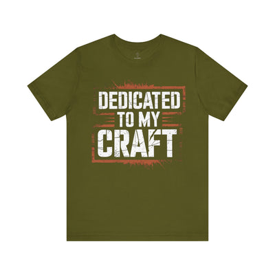 Dedicated To My Craft - Caged Grunge Edition | Motivational Statement Tee