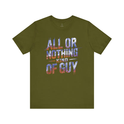 All or Nothing - Neon Glow Edition | Motivational Statement Tee