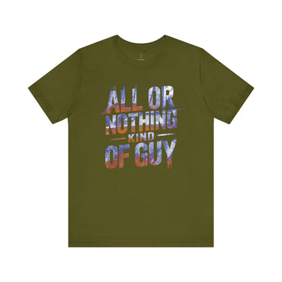 All or Nothing - Neon Glow Edition | Motivational Statement Tee