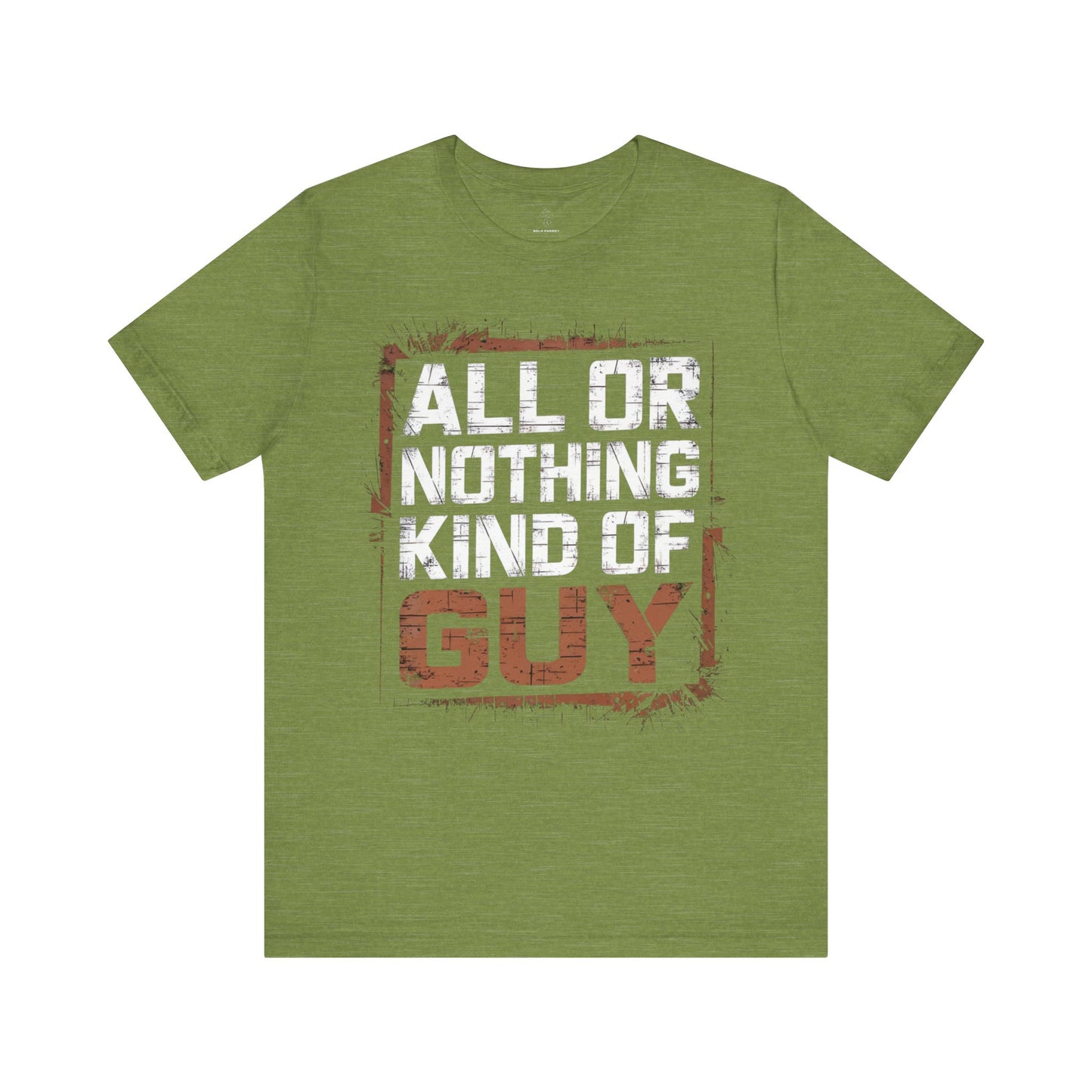 All or Nothing - Caged Red Edition | Motivational Statement Tee