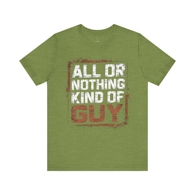 All or Nothing - Caged Red Edition | Motivational Statement Tee