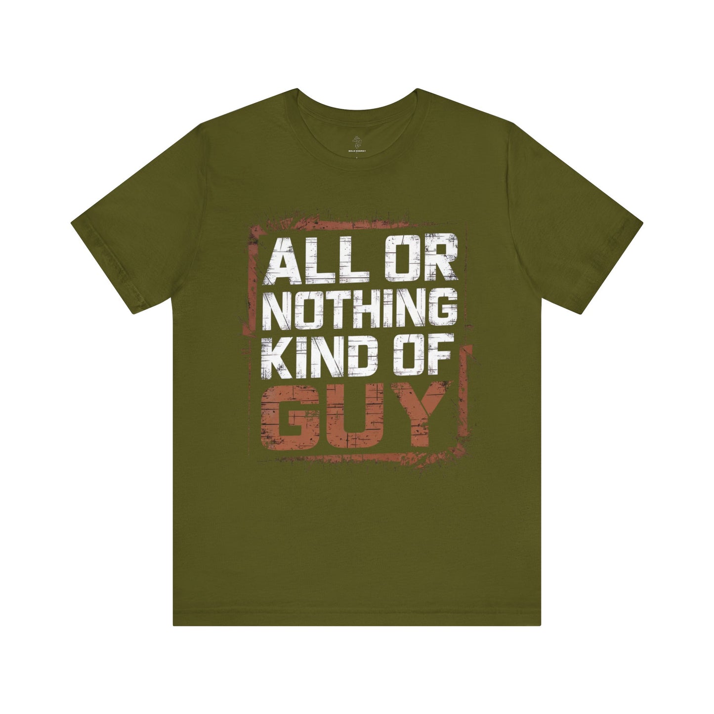All or Nothing - Caged Red Edition | Motivational Statement Tee