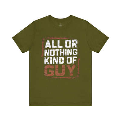 All or Nothing - Caged Red Edition | Motivational Statement Tee