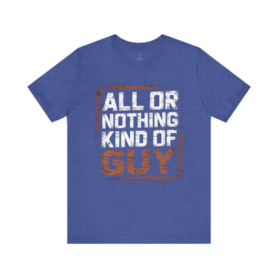 All or Nothing - Caged Red Edition | Motivational Statement Tee
