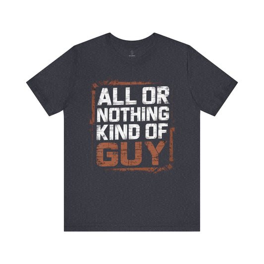 All or Nothing - Caged Red Edition | Motivational Statement Tee