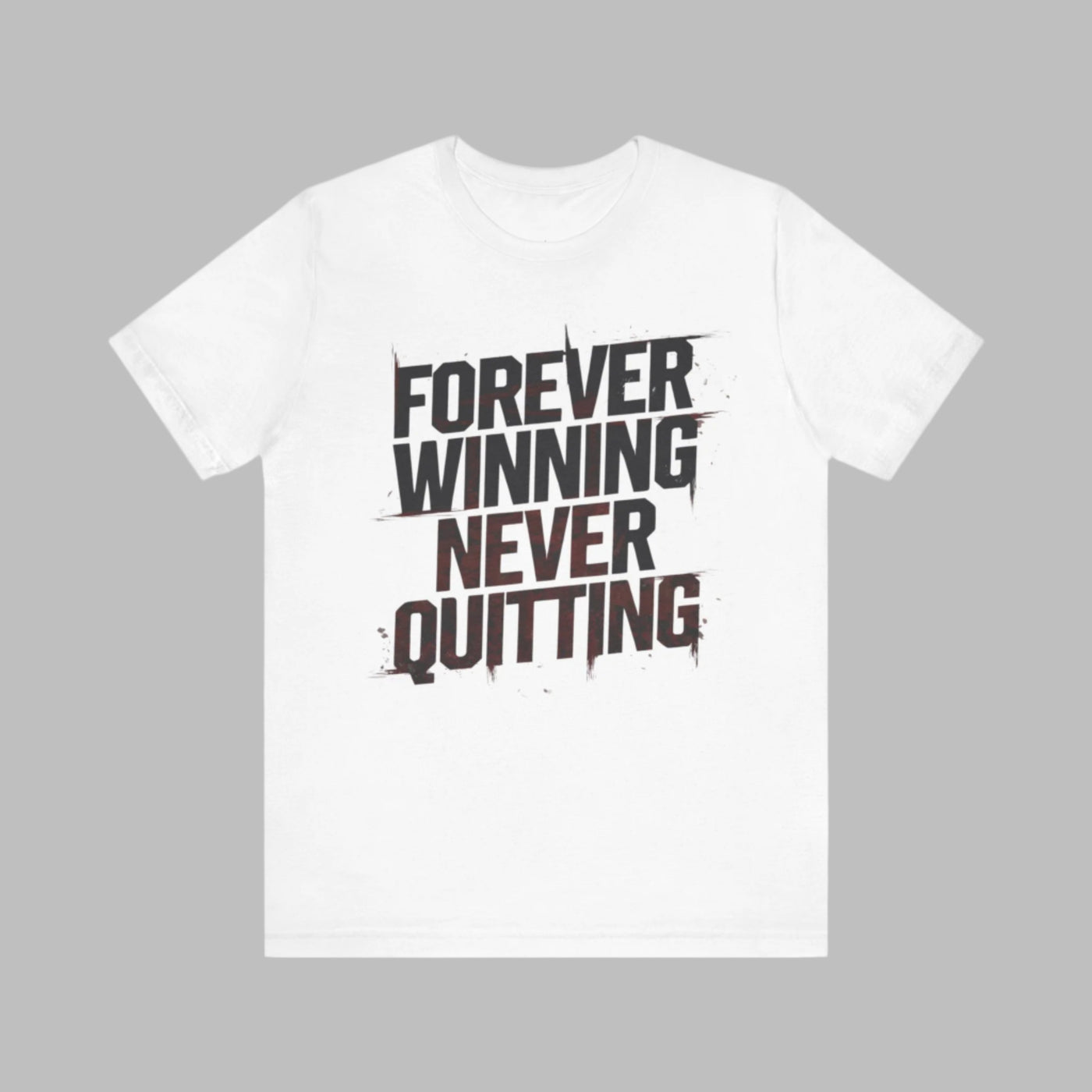 Forever Winning - Minimalist Red Edition | Motivational Statement Tee
