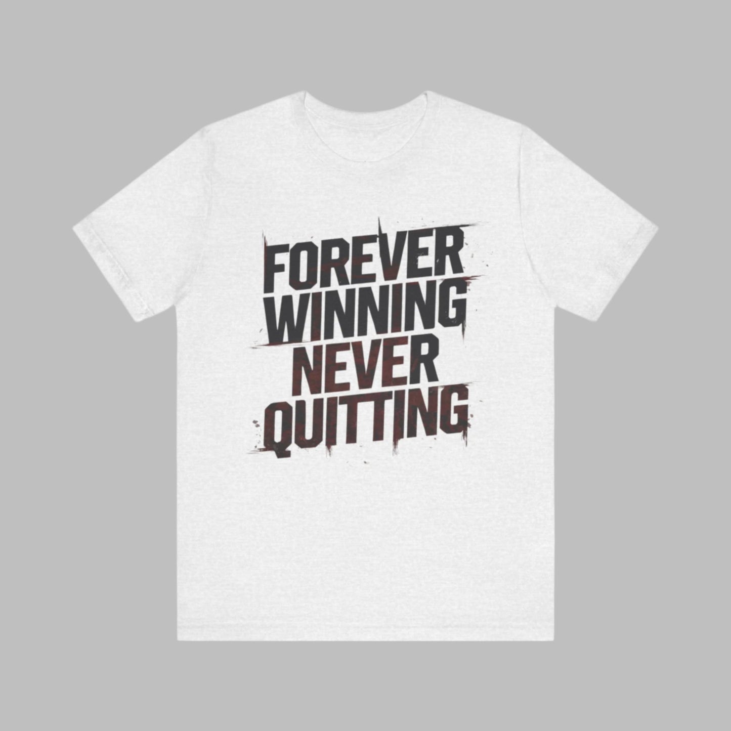 Forever Winning - Minimalist Red Edition | Motivational Statement Tee