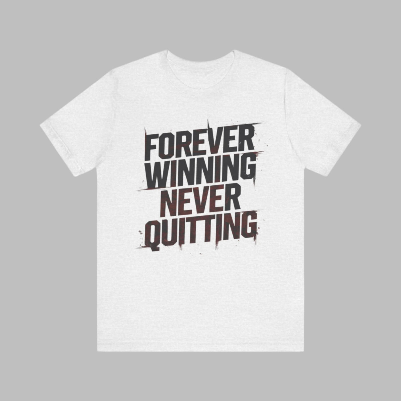 Forever Winning - Minimalist Red Edition | Motivational Statement Tee