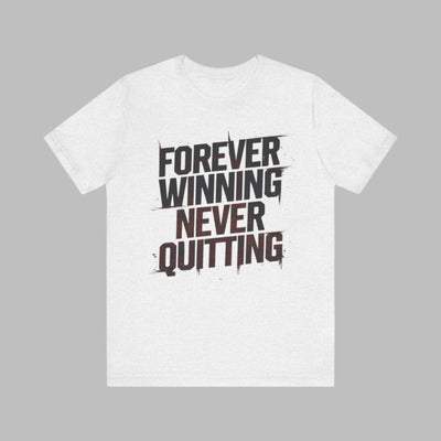 Forever Winning - Minimalist Red Edition | Motivational Statement Tee