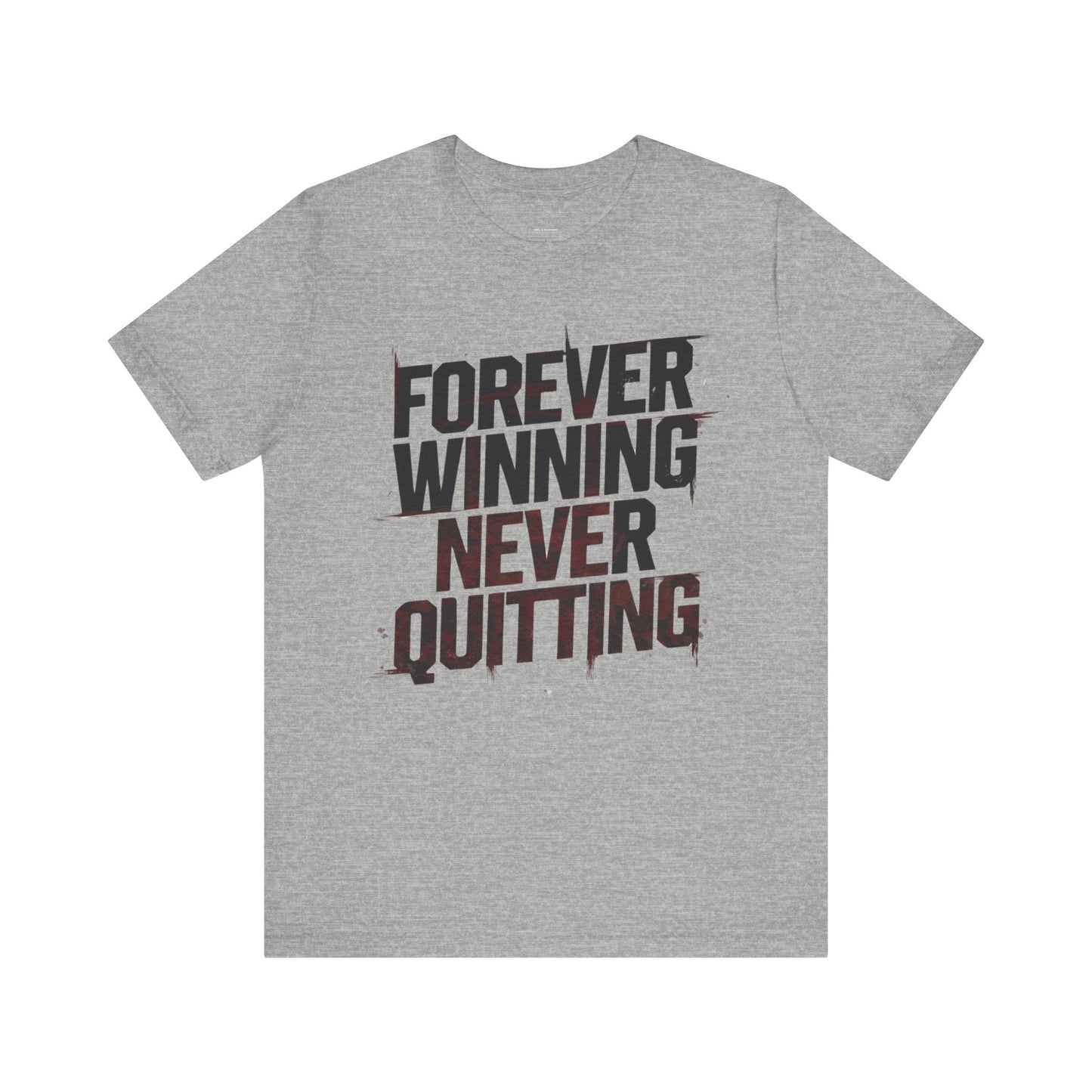 Forever Winning - Minimalist Red Edition | Motivational Statement Tee
