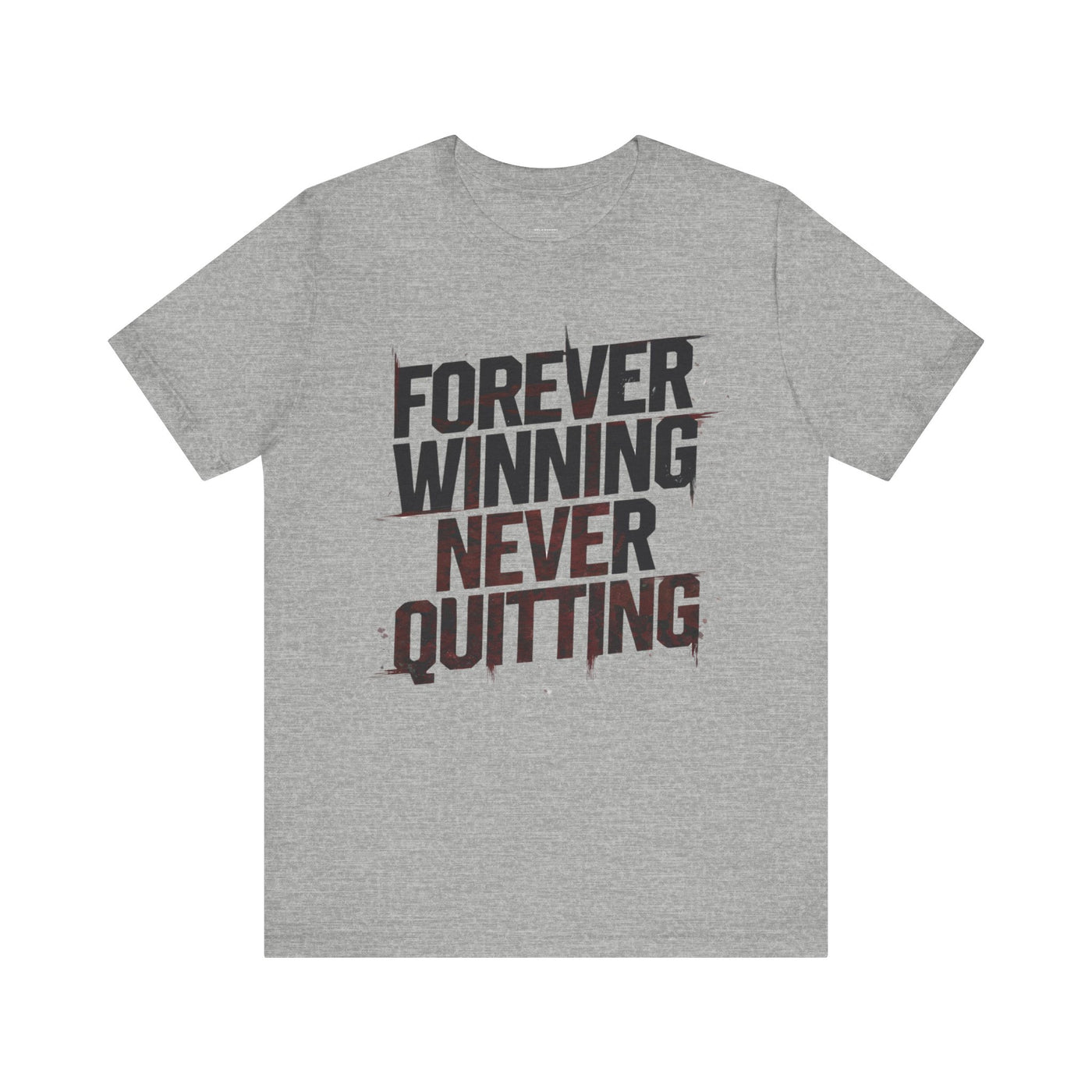 Forever Winning - Minimalist Red Edition | Motivational Statement Tee