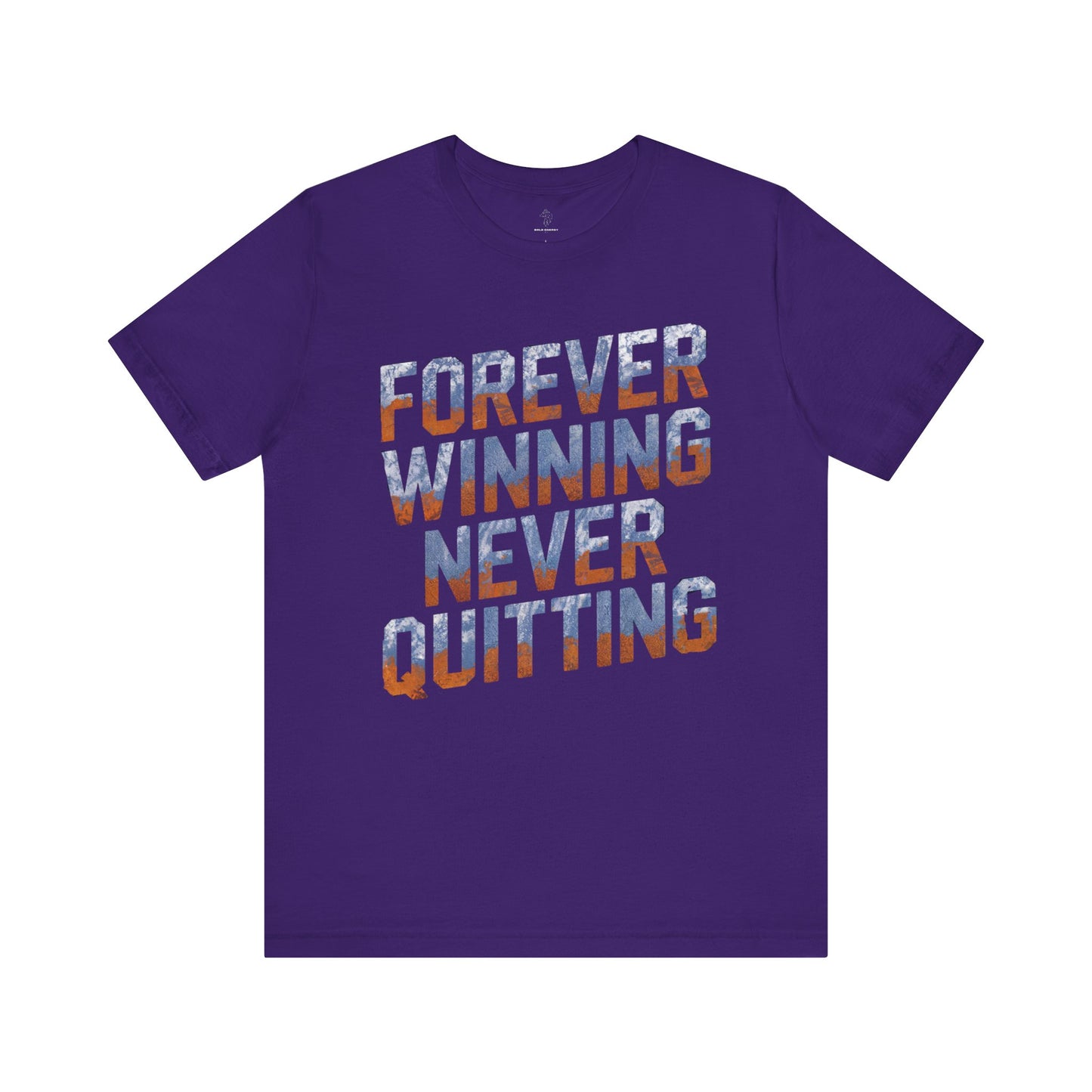 Forever Winning - Neon Blue Edition | Motivational Statement Tee