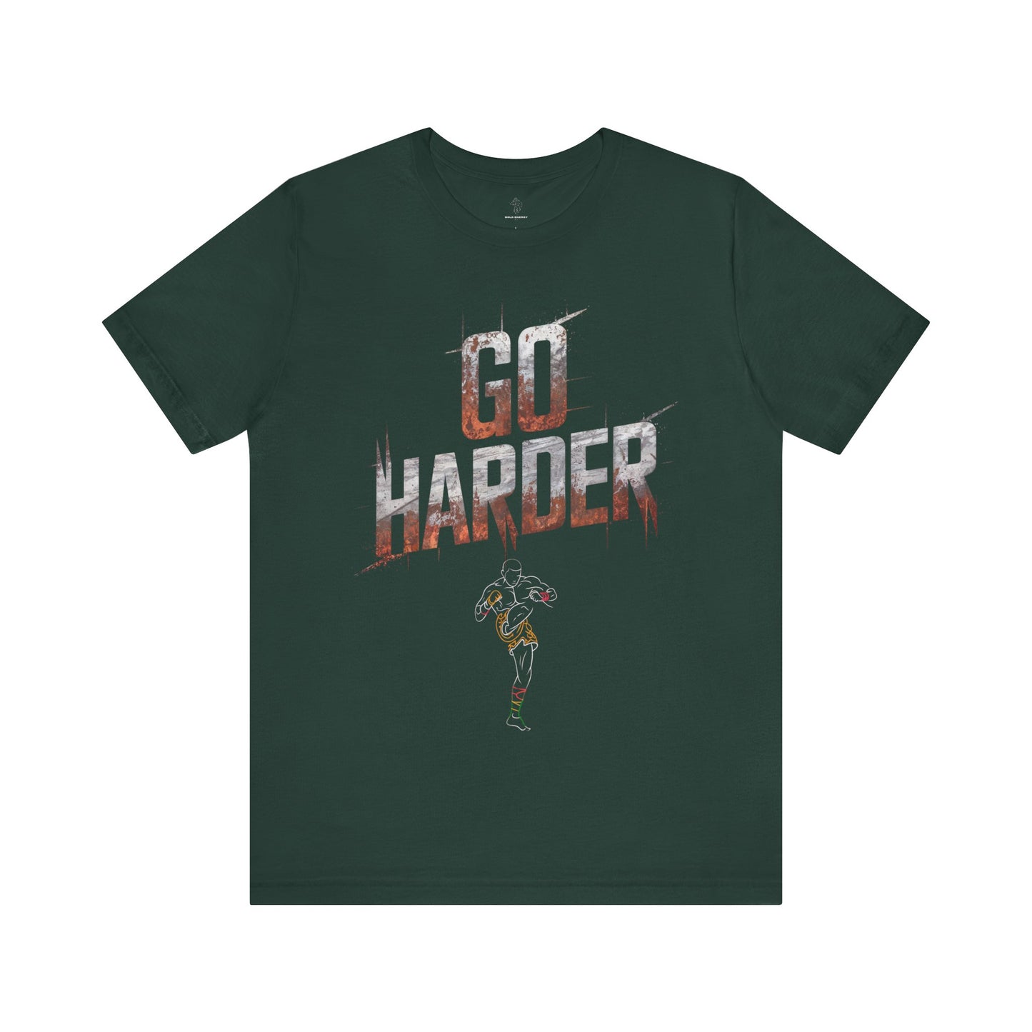 Go Harder - Flame Gradient Edition | Motivational Statement Tee