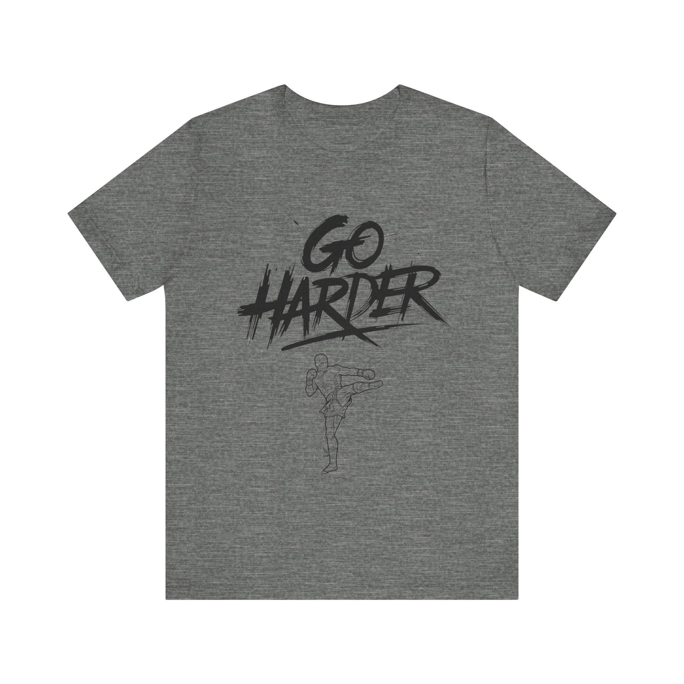 Go Harder - Brushstroke Edition | Motivational Statement Tee