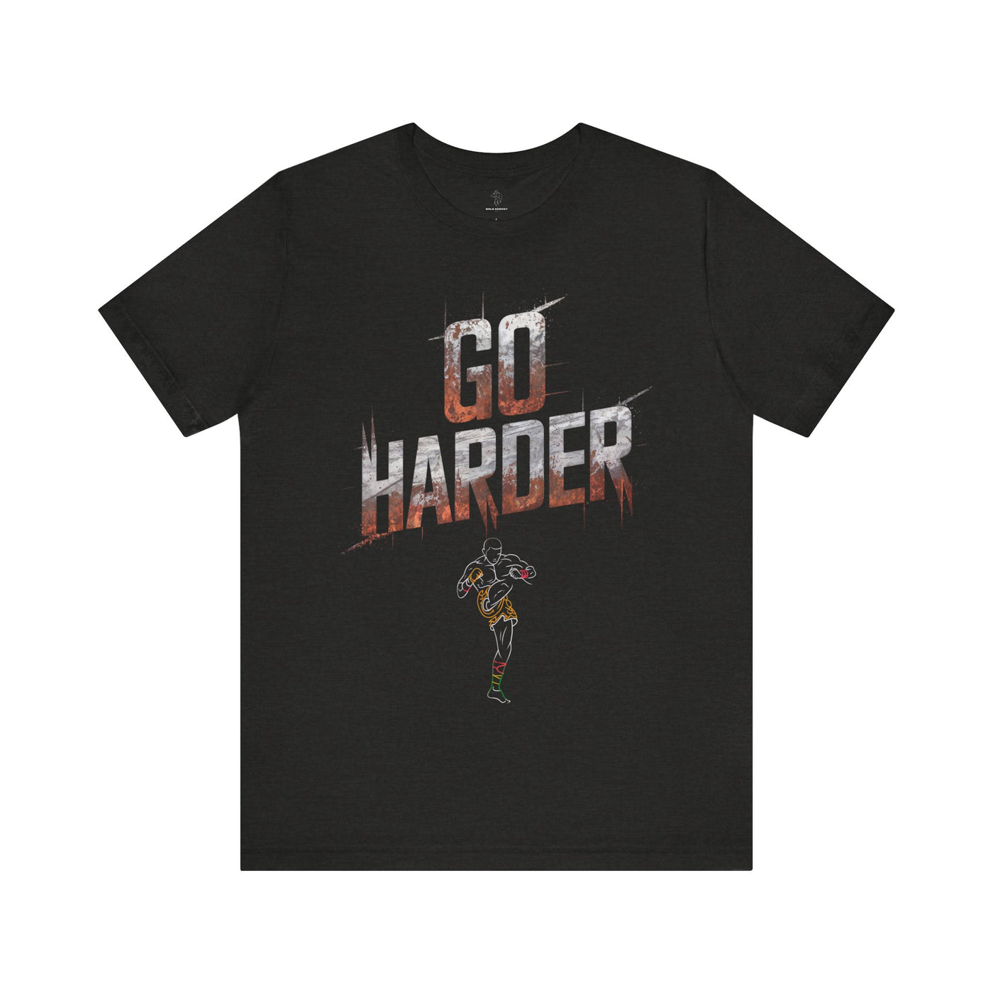 Go Harder - Flame Gradient Edition | Motivational Statement Tee
