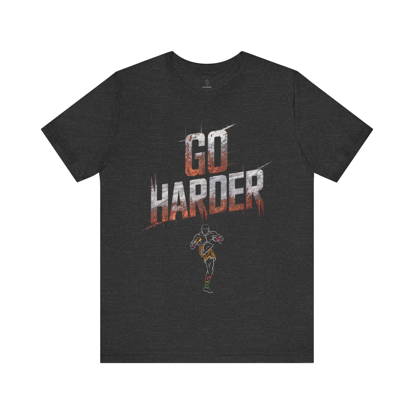 Go Harder - Flame Gradient Edition | Motivational Statement Tee