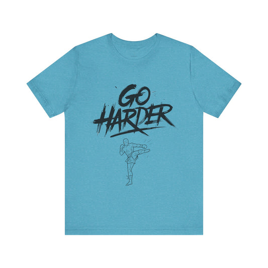 Go Harder - Brushstroke Edition | Motivational Statement Tee