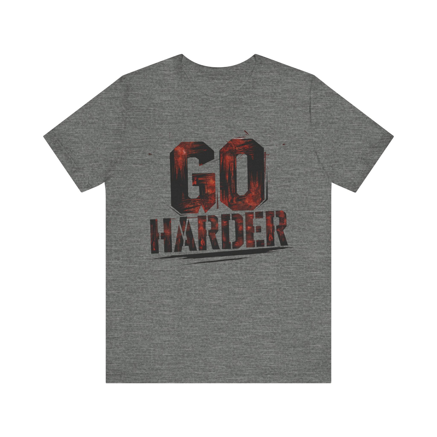 Go Harder - Bold Flame Edition | Motivational Statement Tee