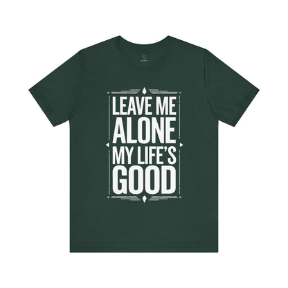Leave Me Alone - Blueprint Edition | Motivational Statement Tee