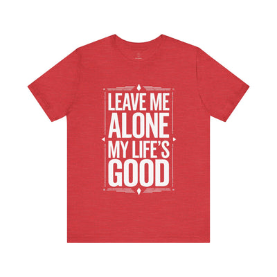 Leave Me Alone - Blueprint Edition | Motivational Statement Tee