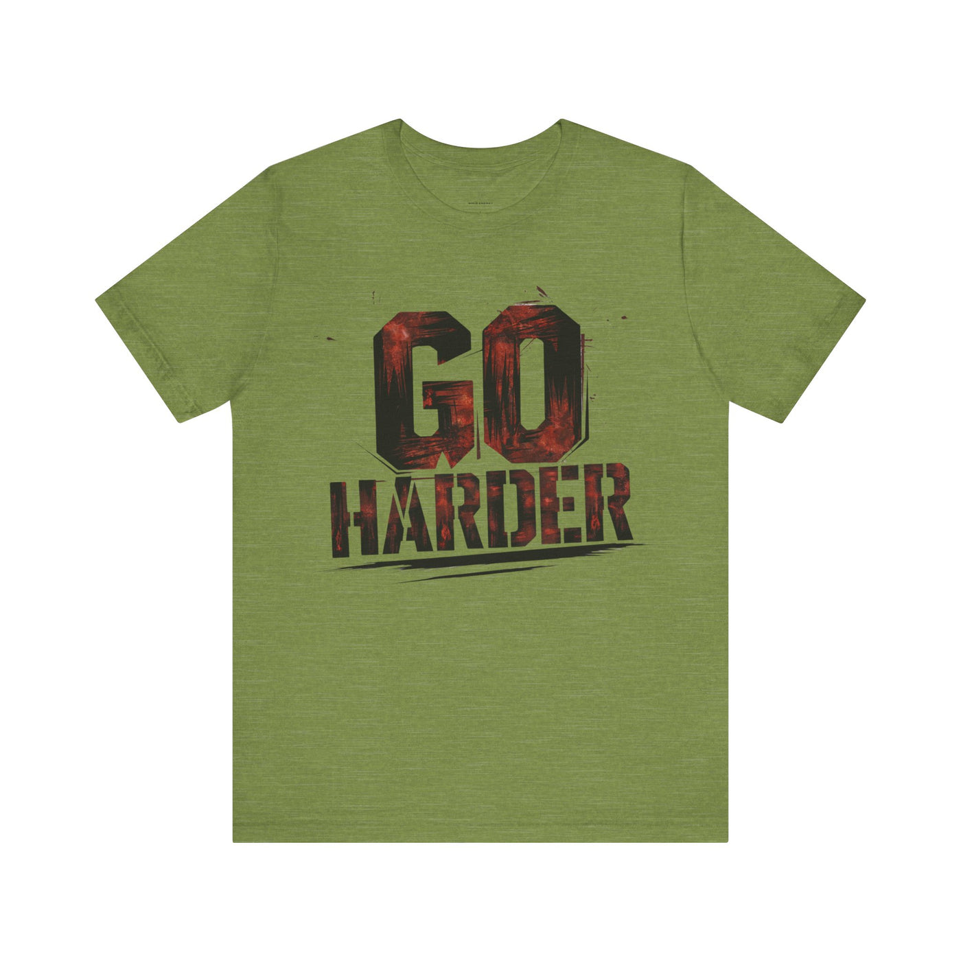 Go Harder - Bold Flame Edition | Motivational Statement Tee