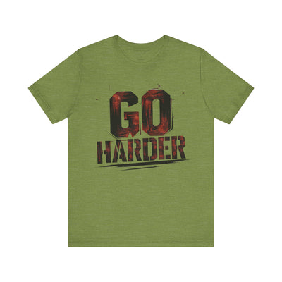 Go Harder - Bold Flame Edition | Motivational Statement Tee