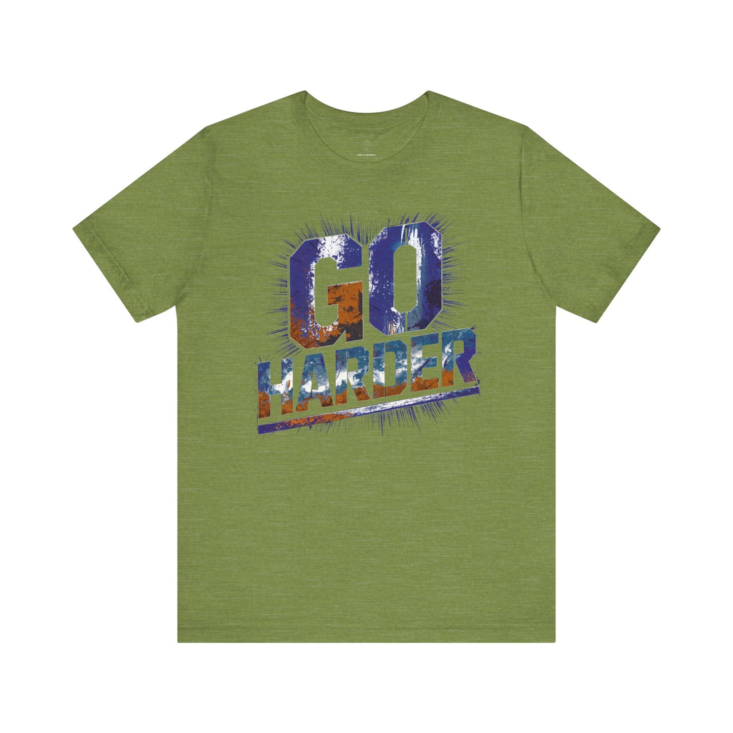 Go Harder - Neon Blue Edition | Motivational Statement Tee