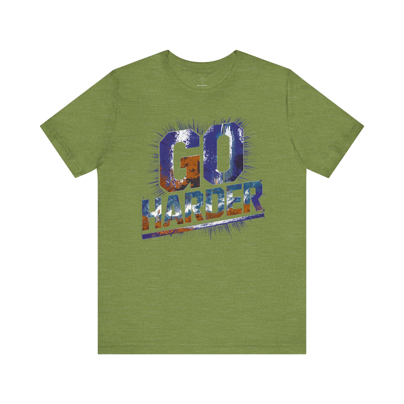 Go Harder - Neon Blue Edition | Motivational Statement Tee