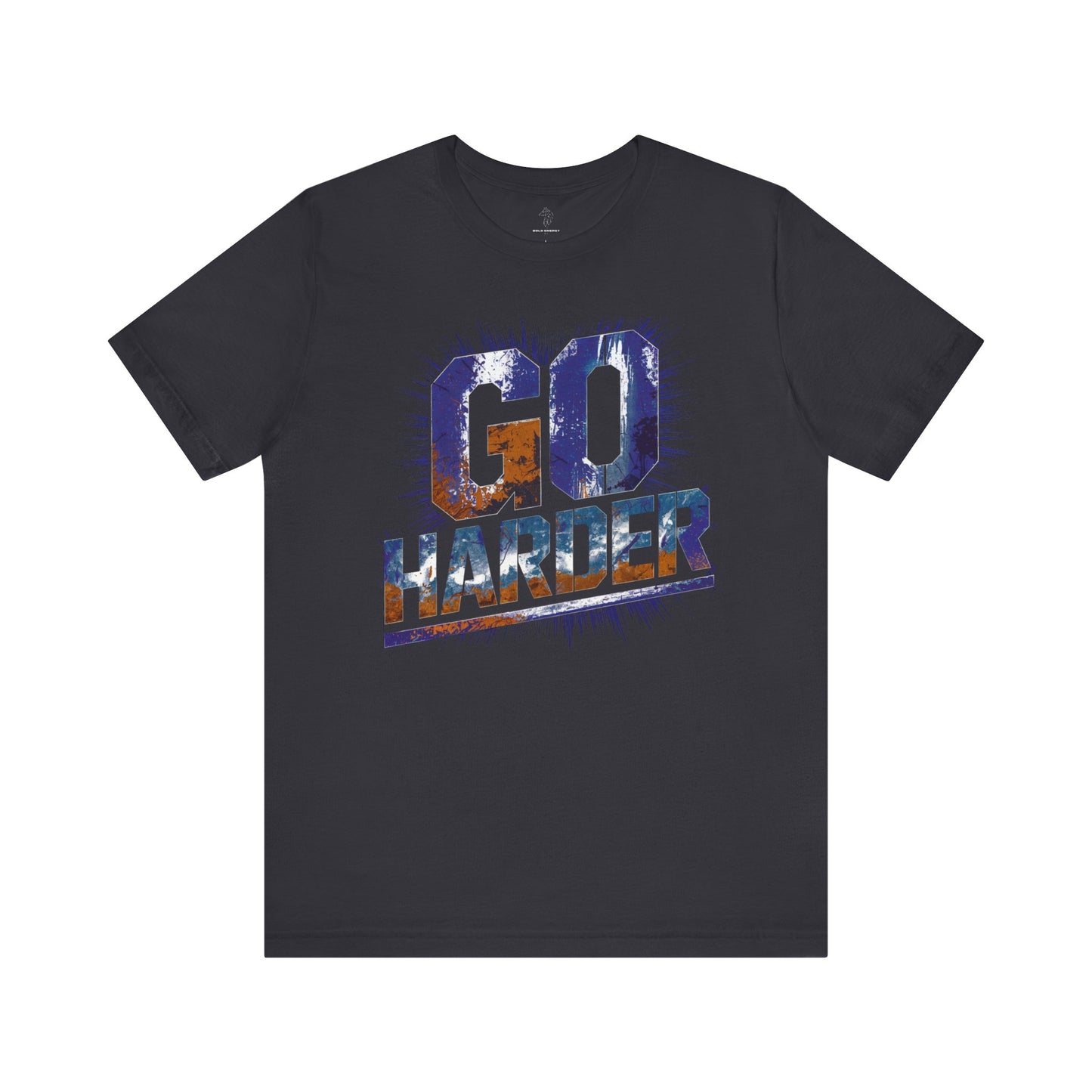 Go Harder - Neon Blue Edition | Motivational Statement Tee