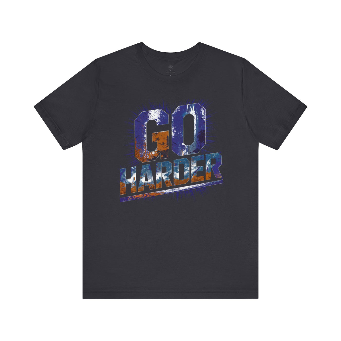 Go Harder - Neon Blue Edition | Motivational Statement Tee
