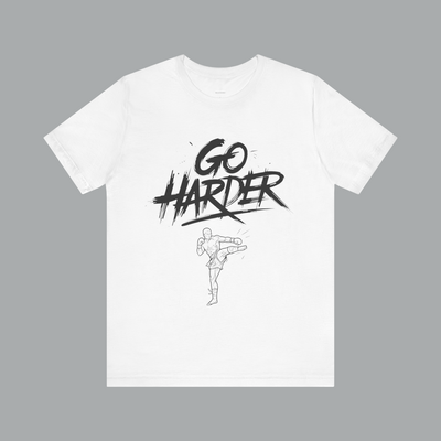 Go Harder - Brushstroke Edition | Motivational Statement Tee