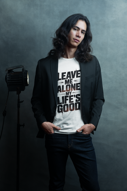 Leave Me Alone - Minimalist Edition | Motivational Statement Tee