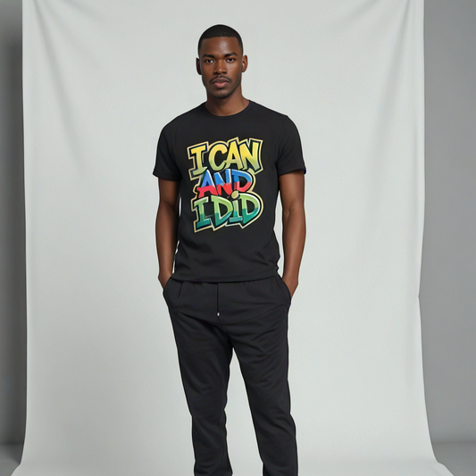I Can - Urban Graffiti Edition | Motivational Statement Tee