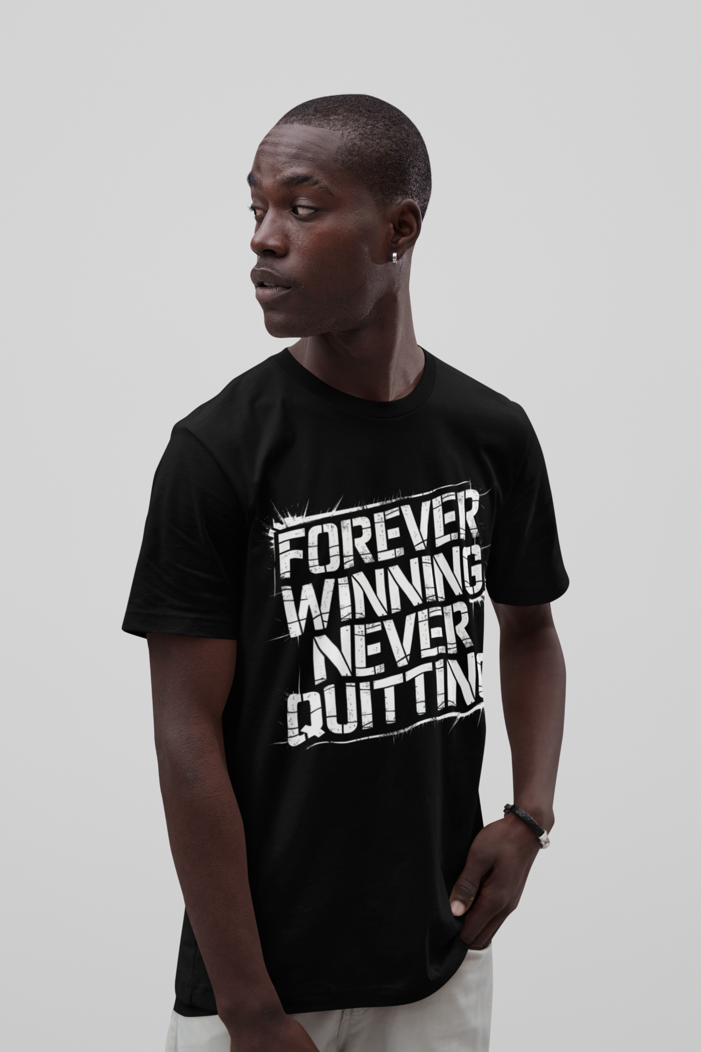 Forever Winning - Grunge Edition | Motivational Statement Tee