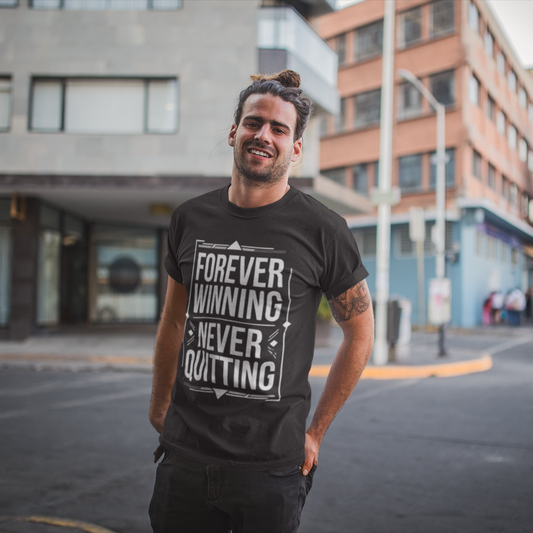 Forever Winning - Blueprint Edition | Motivational Statement Tee
