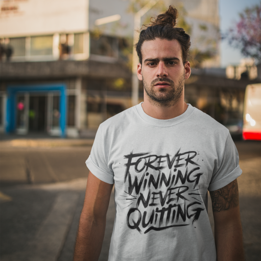 Forever Winning - Brushstroke Edition | Motivational Statement Tee